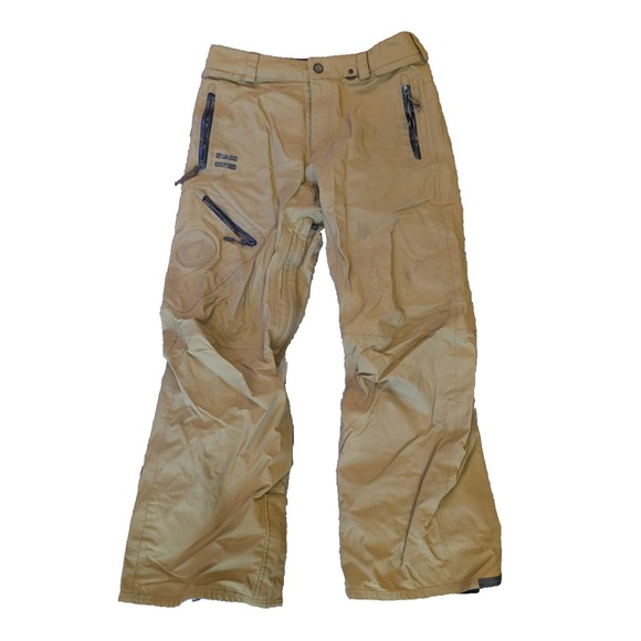 VOLCOM Men's Small GORE-TEX SnowBoard / Ski Pants Tan Winter Outdoor‎ Snow - Picture 1 of 5